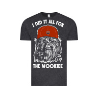 Vintage Black i did it all for the wookiee Vintage Tee - linhVisuals