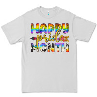 Dove Grey Western Happy Pride Month LGBTQ+ Premium Tee - BundleAndBundleShop