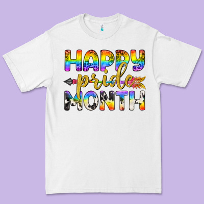 Western Happy Pride Month Lgbtq+ Premium Tee Designed By Bundleandbundleshop