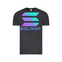 Vintage Black solana cryptocurrency solana Vintage Tee - linhVisuals