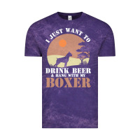 Cloud Purple boxer beer dog lover t  shirt boxer beer dog lover t  shirt Vintage Tee - linhVisuals