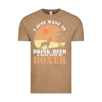 Vintage Coffee boxer beer dog lover t  shirt boxer beer dog lover t  shirt Vintage Tee - linhVisuals