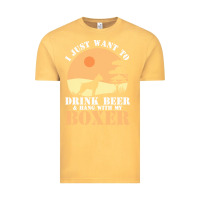 Vintage Mustard boxer beer dog lover t  shirt boxer beer dog lover t  shirt Vintage Tee - linhVisuals