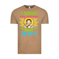Vintage Coffee i teach tiny humans about jesus Vintage Tee - linhVisuals