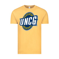 Vintage Mustard unc greensboro spartans Vintage Tee - linhVisuals