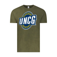 Vintage Olive unc greensboro spartans Vintage Tee - linhVisuals