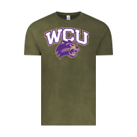 Vintage Olive western carolina catamounts Vintage Tee - linhVisuals