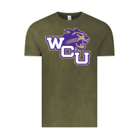 Vintage Olive western carolina catamounts Vintage Tee - linhVisuals