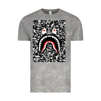 Cloud Rock Bape Shark Army Vintage Tee - linhVisuals
