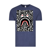 Vintage Denim Bape Shark Army Vintage Tee - linhVisuals