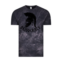 Cloud Black democracy Vintage Tee - linhVisuals