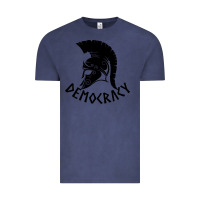 Vintage Denim democracy Vintage Tee - linhVisuals