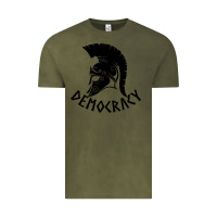 Vintage Olive democracy Vintage Tee - linhVisuals