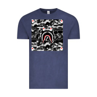 Vintage Denim Bape Shark Army Vintage Tee - linhVisuals