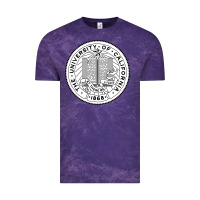 Cloud Purple university of california Vintage Tee - linhVisuals