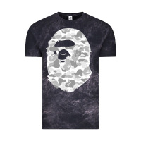 Cloud Black Gorilla Head Shot Vintage Tee - linhVisuals