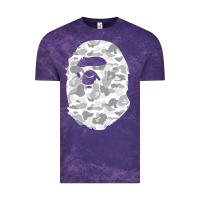 Cloud Purple Gorilla Head Shot Vintage Tee - linhVisuals