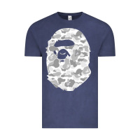 Vintage Denim Gorilla Head Shot Vintage Tee - linhVisuals