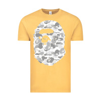Vintage Mustard Gorilla Head Shot Vintage Tee - linhVisuals