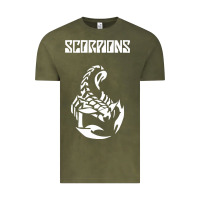 Vintage Olive scorpion Vintage Tee - linhVisuals