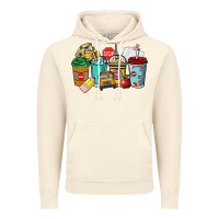 Vintage Artic school bus driver coffee cups Vintage Hoodie - NancyCooperArtShop