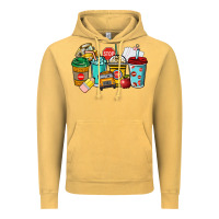 Vintage Mustard school bus driver coffee cups Vintage Hoodie - NancyCooperArtShop