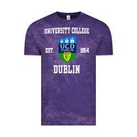 Cloud Purple university college dublin Vintage Tee - linhVisuals