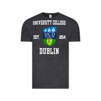 Vintage Black university college dublin Vintage Tee - linhVisuals