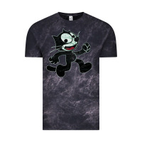 Cloud Black felix Vintage Tee - linhVisuals