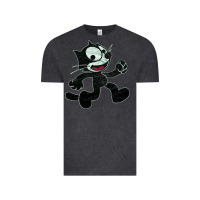 Vintage Black felix Vintage Tee - linhVisuals