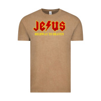 Vintage Coffee jesus rocks highway to heaven Vintage Tee - linhVisuals