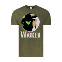 Vintage Olive vintage musical wicked Vintage Tee - linhVisuals