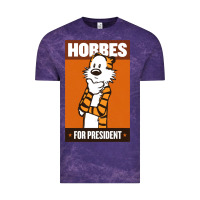 Cloud Purple hobbes for president Vintage Tee - linhVisuals