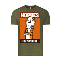 Hobbes For President Vintage Tee | Teevron