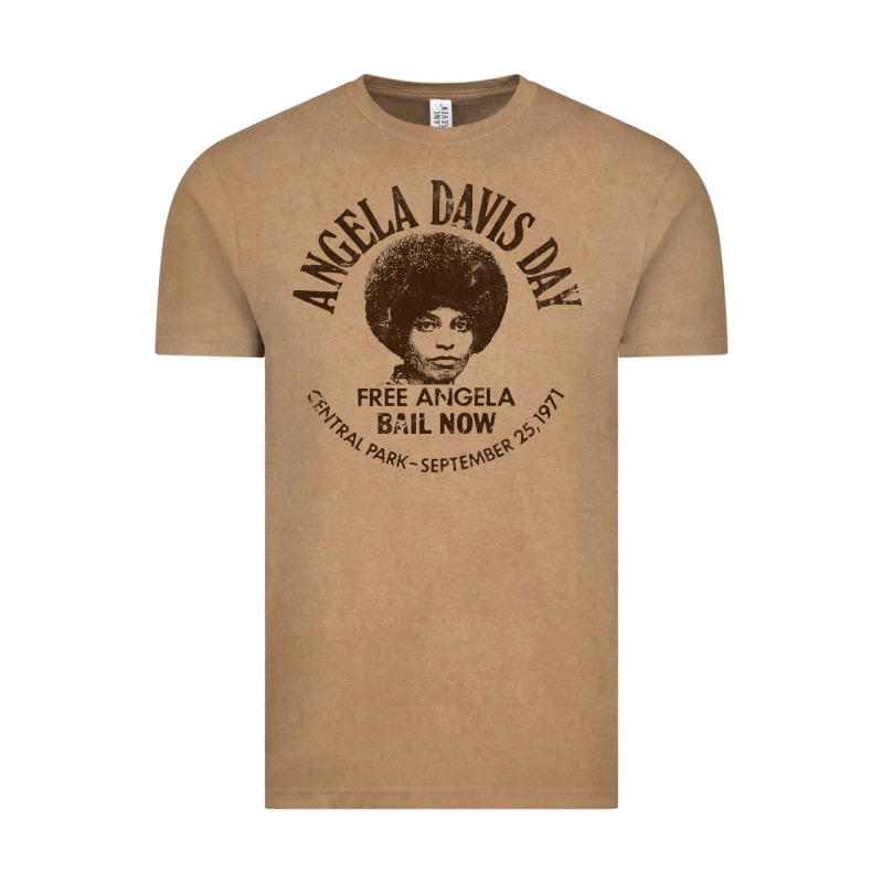 Angela Davis Day 70s Black Rights Vintage Tee by linhVisuals | Teevron