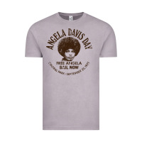 Vintage Zinc angela davis day 70s black rights Vintage Tee - linhVisuals