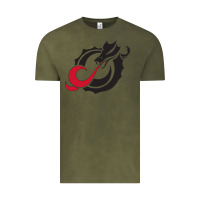 Vintage Olive MSUM Dragons, Gear Vintage Tee - linhVisuals