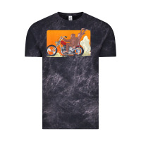 Bigfoot T  Shirt Bigfoot Riding Motorcycle For Biker Sasquatch Chick T Vintage Tee | Teevron
