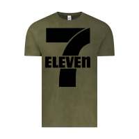 Vintage Olive 7 elevenn Vintage Tee - linhVisuals