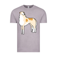 Vintage Zinc borzoi Vintage Tee - linhVisuals