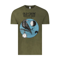 Vintage Olive old crow medicine show Vintage Tee - linhVisuals