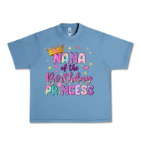 Pebble Blue nana of the birthday princess Urban Heavy Tee - NancyCooperArtShop