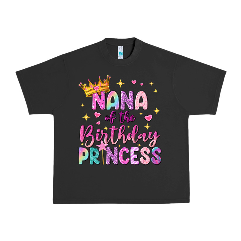 Nana Of The Birthday Princess Urban Heavy Tee by NancyCooperArtShop | Teevron