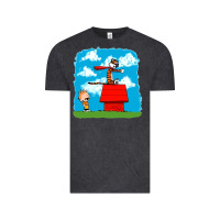 Vintage Black Calvin Hobbes Vintage Tee - linhVisuals