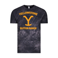 Cloud Black dutton ranch Vintage Tee - linhVisuals