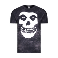 Cloud Black mens skull Vintage Tee - linhVisuals