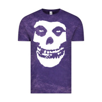 Cloud Purple mens skull Vintage Tee - linhVisuals