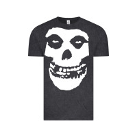 Vintage Black mens skull Vintage Tee - linhVisuals