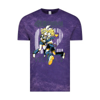Cloud Purple kagamine rin len Vintage Tee - linhVisuals