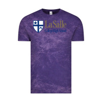 Cloud Purple la salle college high school Vintage Tee - linhVisuals